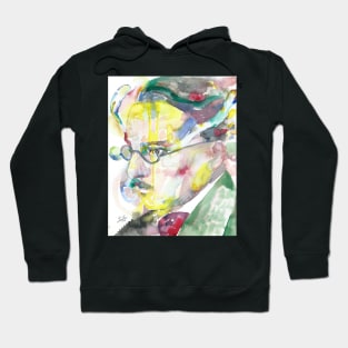 FERNANDO PESSOA - watercolor portrait .5 Hoodie